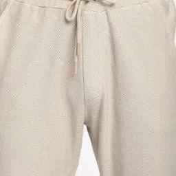 R&B Beige Cotton Regular Fit Trackpants image 3