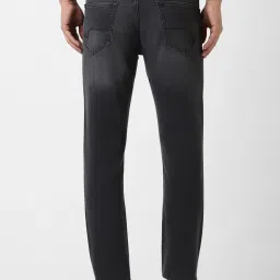 Peter England Jeans Grey Cotton Regular Fit Jeans image 2