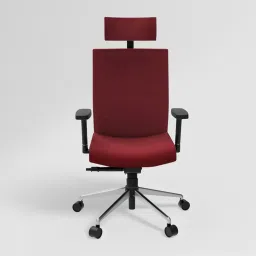 Godrej Interio Prime Maroon Nylon High Back Chair image 2