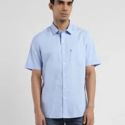 Levi's Blue Slim Fit Shirt-picture-48