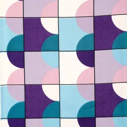 Klotthe Abstract Multicolor 210 TC Cotton Blend Single Bedsheet with 1 Pillow Cover image 3