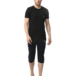 Vimal Jonney Black & Navy T-Shirt & Capris image 1