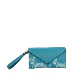 Sugarush Hawaii Turquoise & White Printed Pouch image 1