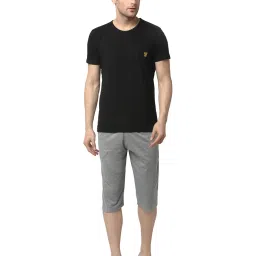 Vimal Jonney Black & Grey T-Shirt & Capris image 1