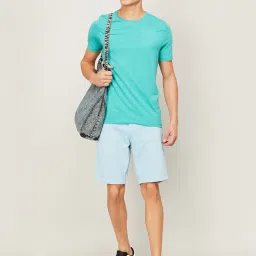 Fame Forever by Lifestyle Green Cotton Regular Fit T-Shirt image 4