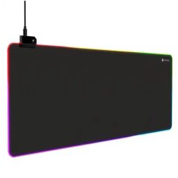 Portronics Comfipad Glow Gaming Mouse Pad with RGB Lights Modes, Large Size - Black-picture-6