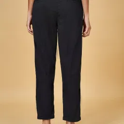 Honey by Pantaloons Black Cotton Trousers image 2