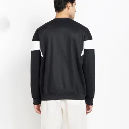 Adidas Originals Black Striped Sweatshirt image 2