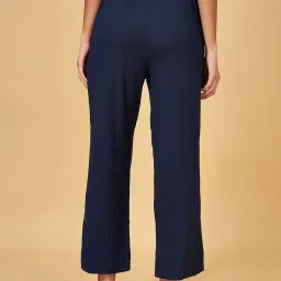 Honey by Pantaloons Navy High Rise Trousers image 2
