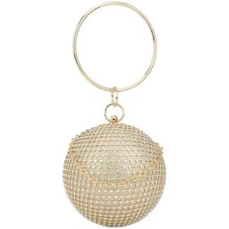 Globus Golden Embellished Small Clutch-picture-1