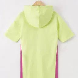 Ed-a-Mamma Kids Light Green Printed Dress image 2