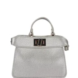 MINI WESST Silver Sling Handbag image 5