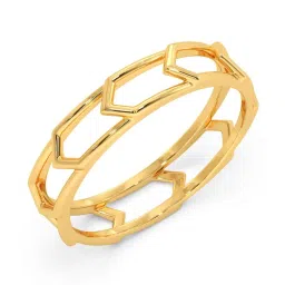 Candere by Kalyan Jewellers 18K Yellow Gold BIS Hallmark Ring for Women image 2