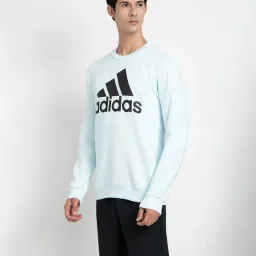 adidas Sky Blue Printed Sweatshirt image 3