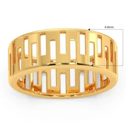 Candere by Kalyan Jewellers 18K Yellow Gold BIS Hallmark Ring for Men image 2