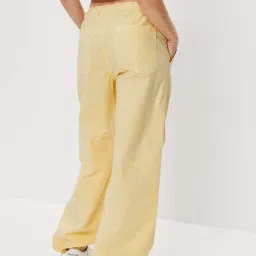 American Eagle Outfitters Yellow Cotton Parachute Pants image 2