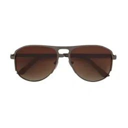 MacV Brown Polarised and UV Protected Lens Aviator Unisex Sunglasses-picture-38