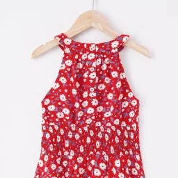 Ed-a-Mamma Kids Red Floral Print Top image 2