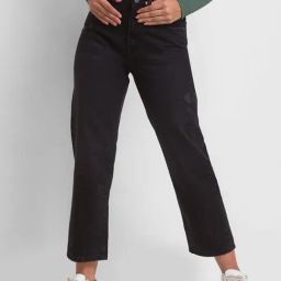 Spykar Black Cotton High Rise Jeans-picture-9