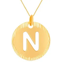 Malabar Gold and Diamonds 18k Gold Floral Pendant without Chain for Men-picture-23