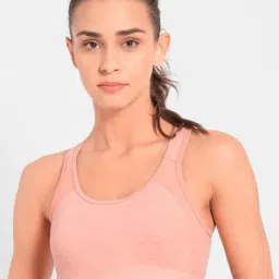 Jockey 1380 Women's Wirefree Padded Super Combed Cotton Elastane Active Bra (Prints May Vary)-picture-11