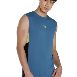 Puma Blue Regular Fit Tank Tee image 1