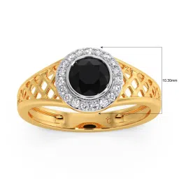 Candere by Kalyan Jewellers 18k Yellow Gold & Diamond Ring for Men image 2