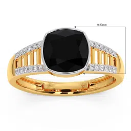 Candere by Kalyan Jewellers 18k Yellow Gold & Diamond Ring for Men image 2