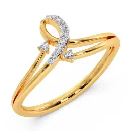 Candere by Kalyan Jewellers 18k Yellow Gold & Diamond Ring for Women image 2