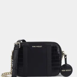 MINI WESST Black Sling Handbag image 2