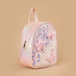 Ginger by Lifestyle Pink Embellished Backpack image 2