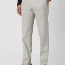 Van Heusen Grey Slim Fit Trousers image 3