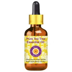 Deve Herbes Pure Tea Tree Essential Oil with Glass Dropper - 15 ml image 1