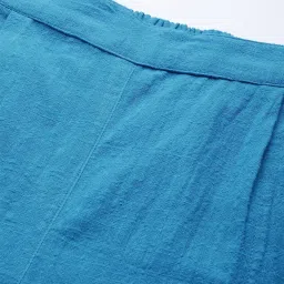 YASH GALLERY Blue Mid Rise Pants image 5