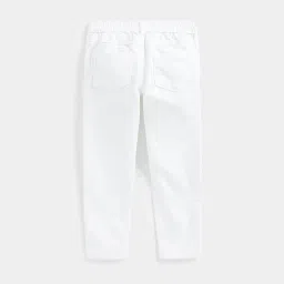 Mothercare Kids White Solid Jeggings image 2