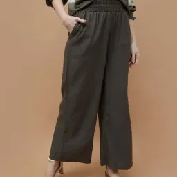 Fame Forever by Lifestyle Brown Plain Pants-picture-11