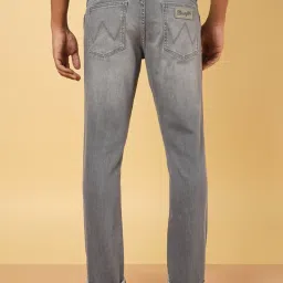 Wrangler Grey Cotton Slim Fit Jeans image 2