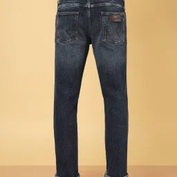 Wrangler Mid Navy Straight Fit Jeans image 2