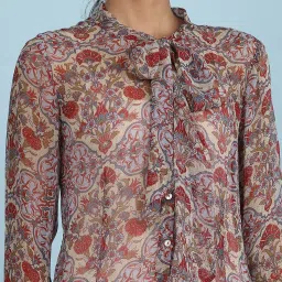 aarke Ritu Kumar Multicolor Printed Kurti image 5