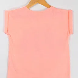 NINS MODA Kids Peach Printed Top image 2