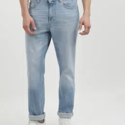 Tommy Hilfiger Blue Cotton Slim Fit Jeans-picture-36