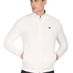 Arrow Sport Off-White Cotton Regular Fit SweatShirt image 1