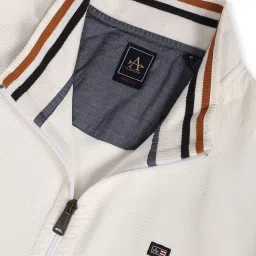 Arrow Sport Off-White Cotton Regular Fit SweatShirt image 4