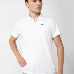 Reebok Snow White Slim Fit Sports Polo-picture-19