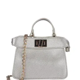 MINI WESST Silver Sling Handbag image 2