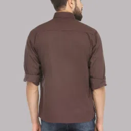 Jainish Brown Regular Fit Shirt image 2