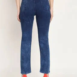 Angelfab Blue Cotton Slim Fit High Rise Jeans image 2