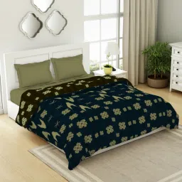 Spaces Ikkat Set Sail Cotton 144 TC Double Bed Quilt image 2