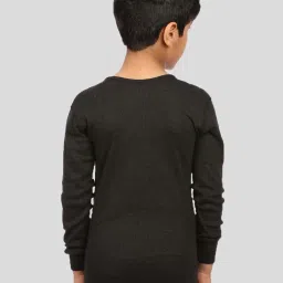 Neva Kids Grey Cotton Regular Fit Full Sleeves Thermal Set image 2