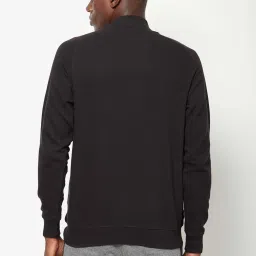 Sporto Black Regular Fit Bomber Jacket image 2